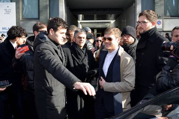 Fashion Week Milan - Guests of the Emporio Armani show