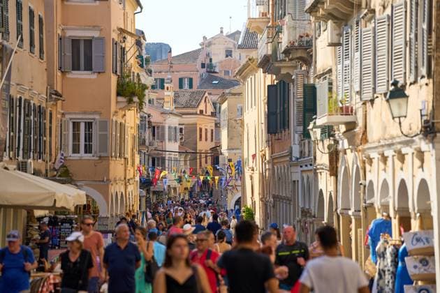 Greece wants to curb mass tourism, archive images