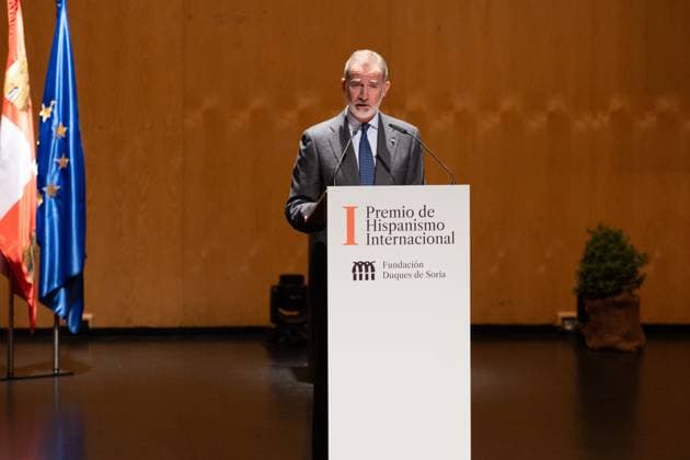 Spain, King Felipe attends award ceremony in Soria