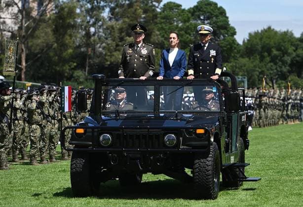 Mexico, President Claudia Sheinbaum inaugurated as Commander-in-Chief of the Armed Forces