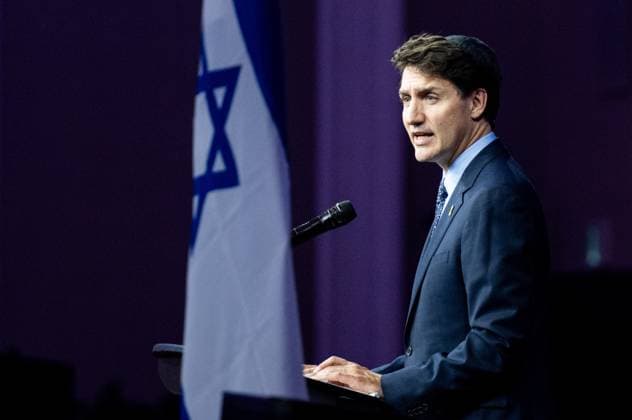 Canada, Justin Trudeau on the anniversary of the Hamas terror attack on Israel in Ottawa