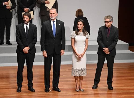 King Felipe and Queen Letizia of Spain at the National Culture Award Ceremony in Madrid
