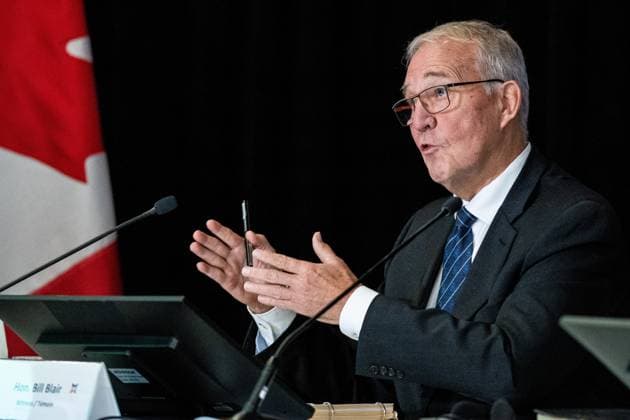 Canada, Defence Minister Bill Blair must testify before commission in Ottawa