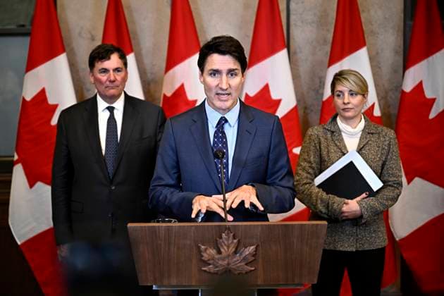 Canada, Justin Trudeau press conference in Ottawa