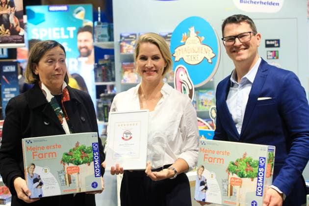 Frankfurt Book Fair - Judith Rakers receives the German Toy Award