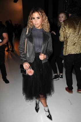 London Fashion Week - Celebrities at the One To Watch fashion show