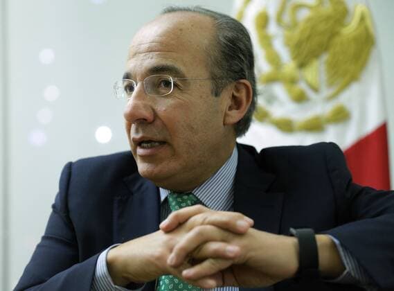 Felipe Calderon Interview in Mexico