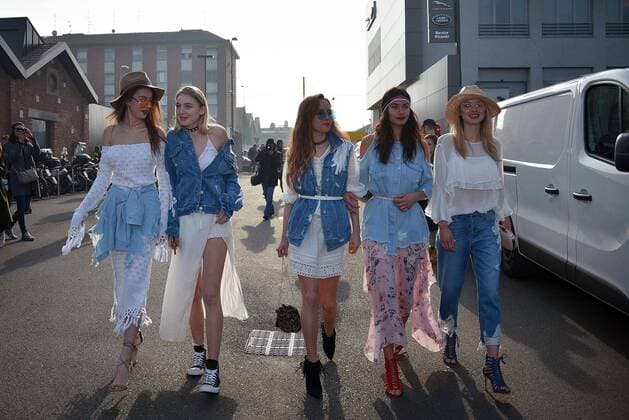 Milan Fashion Week - Streetwear on the sidelines of the Gucci fashion show