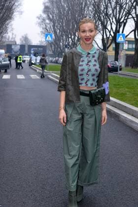 Milan Fashion Week - Celebrities with Armani