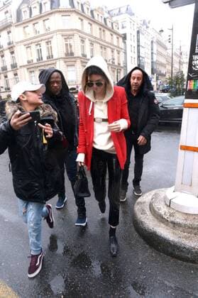 Paris Fashion Week - Kendall Jenner on the road in Paris