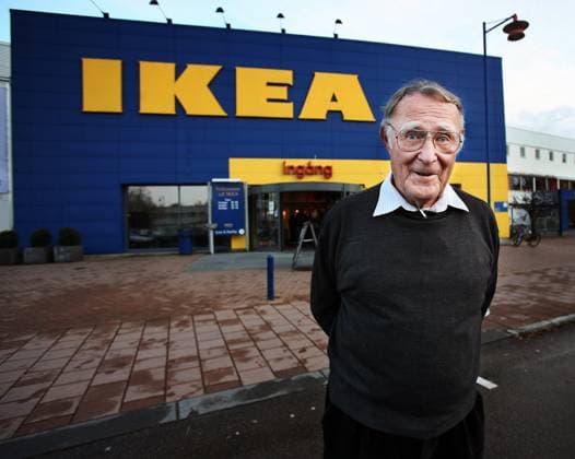 Ingvar Kamprad, 100th birthday on 30 March - passed away in 2018