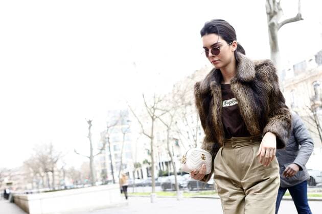 Paris Fashion Week - Kendall Jenner with Miu Miu
