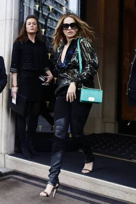 Paris Fashion Week - Celebrities on the move in Paris
