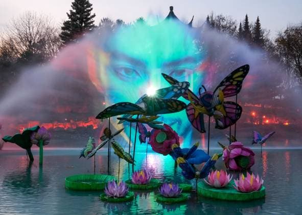 Canada, Gardens of Light in the Montreal Botanical Gardens