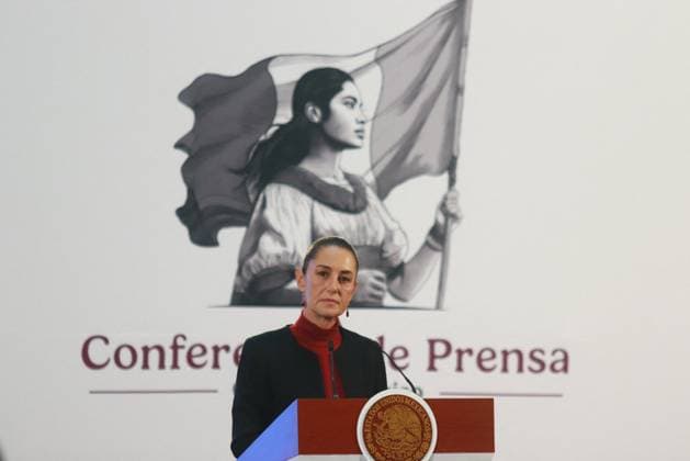 Mexico, Claudia Sheinbaum Press conference in Mexico City