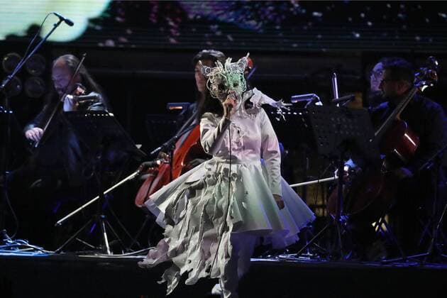 Björk concert in Mexico
