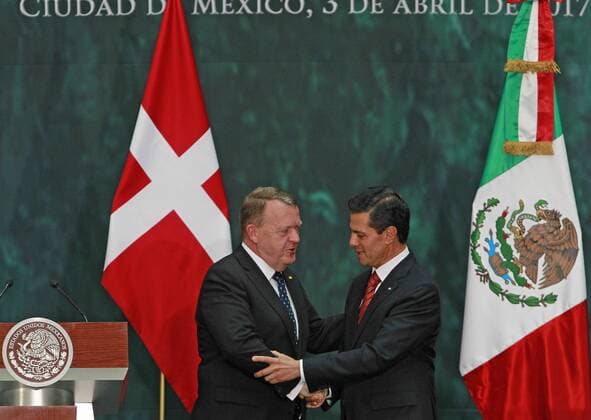 Nieto receives Rasmussen in Mexico City