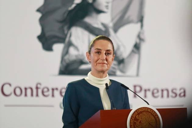 Mexico, Claudia Sheinbaum Press conference in Mexico City