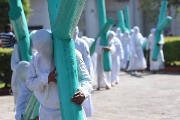 Good Friday Procession in Mexico City