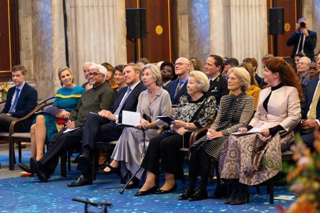 Erasmus Award Ceremony at the Royal Palace in Amsterdam