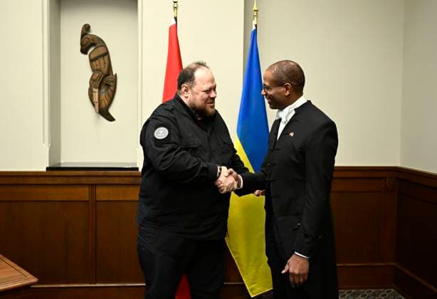 Canada, Greg Fergus meets Ruslan Stefanchuk in Ottawa