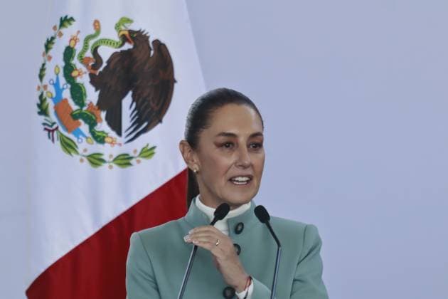Mexico, Claudia Sheinbaum Press conference in Mexico City