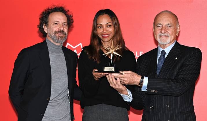 Zoe Saldana receives Stella della Mole Award in Turin