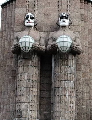 Preparations for Kiss Concert in Helsinki