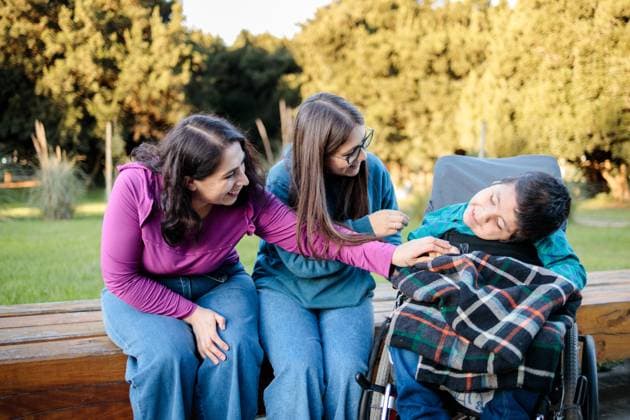 IMAGO Creative, Diversity, Family life with wheelchair