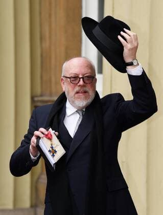 Award Order of the British Empire - Peter Brookes with CBE