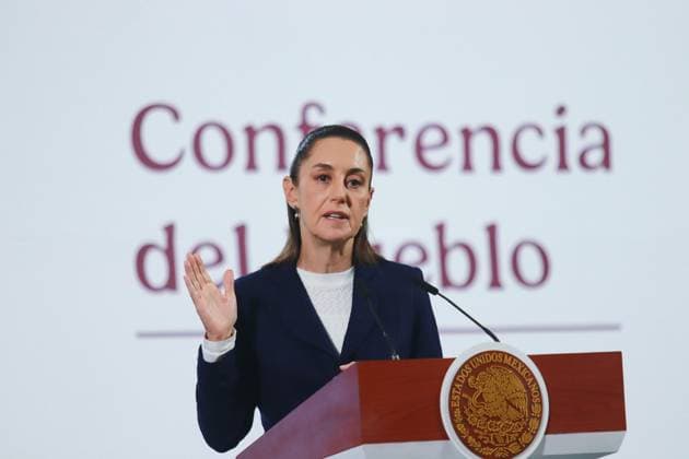 Mexico, Claudia Sheinbaum Press conference in Mexico City
