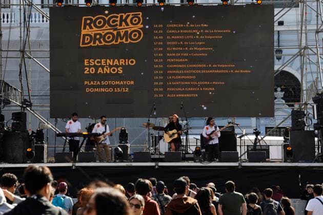 Rockodromo music festival in Valparaiso