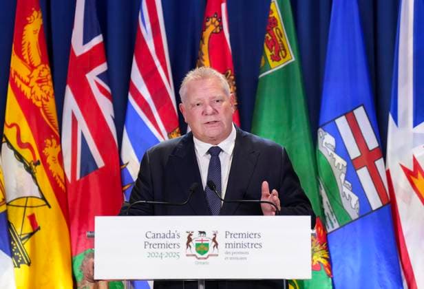 Canada, Doug Ford at autumn conference in Toronto