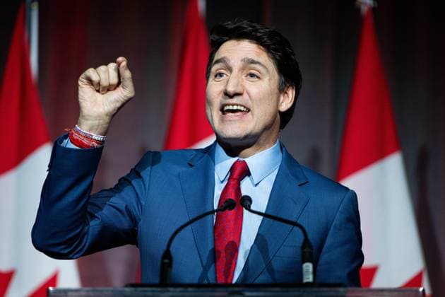 Canada, Justin Trudeau speaks at holiday event in Ottawa