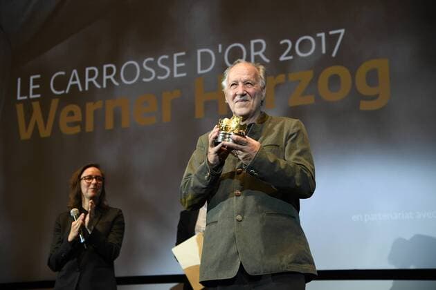 Cannes - Werner Herzog wins Carosse d Or award