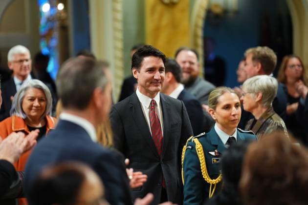 Canada, swearing-in ceremony of the cabinet at Rideau Hall in Ottawa