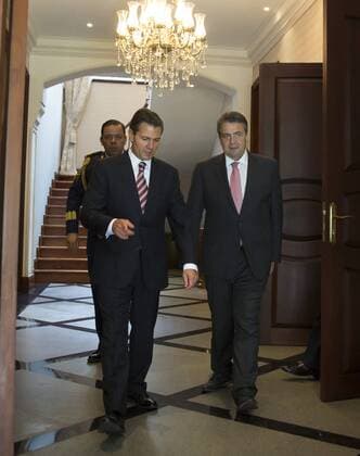 Sigmar Gabriel in Mexico