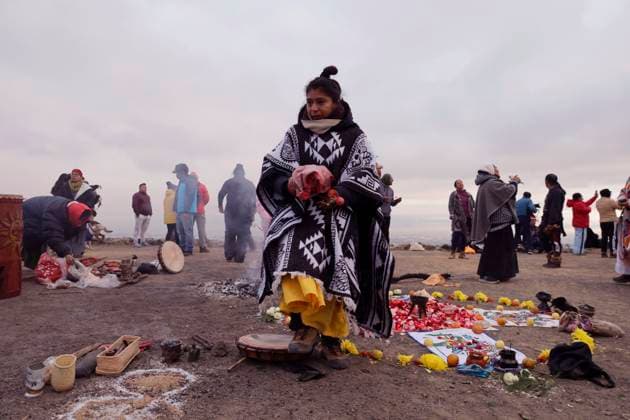 Mexico, winter solstice celebrations in Mexico City