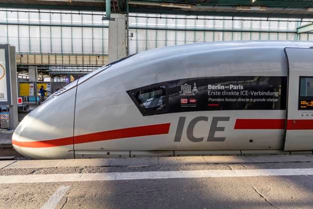 Berlin–Paris ICE direct service suspended for the time being, archive images