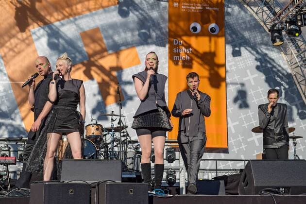 Evangelischer Kirchentag in Berlin: Closing concert in front of the Brandenburg Gate