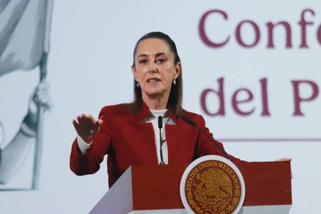 Mexico, Claudia Sheinbaum Press conference in Mexico City