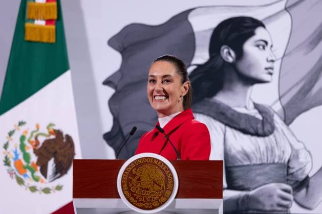 Mexico, Claudia Sheinbaum Press conference in Mexico City