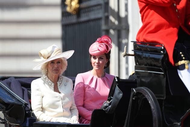 Trooping The Colour for the birthday of Queen Elizabeth - Royals