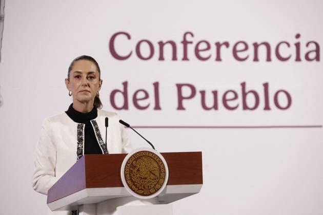 Mexico, Claudia Sheinbaum Press conference in Mexico City