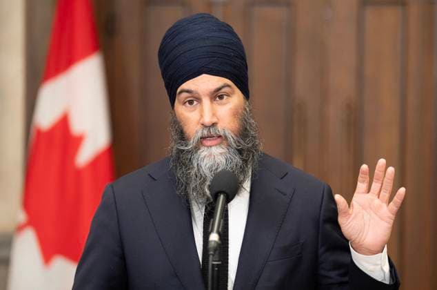 Canada, Jagmeet Singh press conference in Ottawa