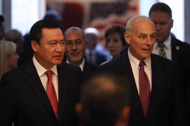 John Kelly meets Miguel Angel Osorio Chong in Mexico