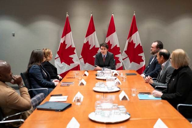 Canada Justin Trudeau ahead of Council meeting on CanadaUS relationshi