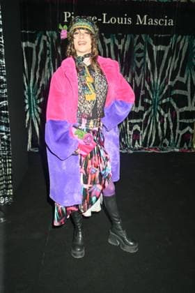 Milan Fashion Week guests at the Pierre Louis Mascia fashion show