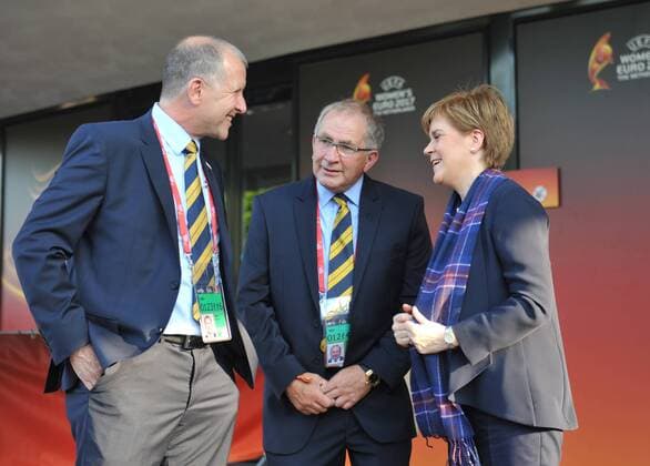 Nicola Sturgeon visits ladies football EM in Utrecht