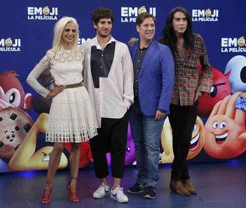 Premiere film Emoji in Madrid